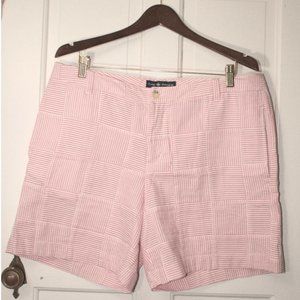 Cape Madras Pink Seersucker Shorts